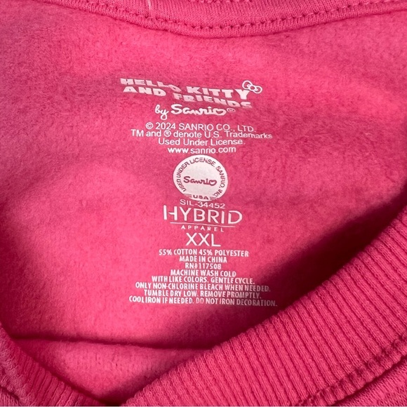 Sanrio Hello Kitty and Friends Aurora Pink Sweatshirt Size XXL - Picture 5 of 8